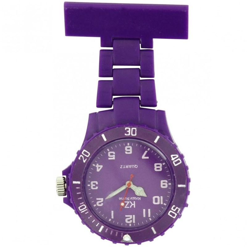 Montre Infirmière KRAZY NURSE bracelet Plastique Violet