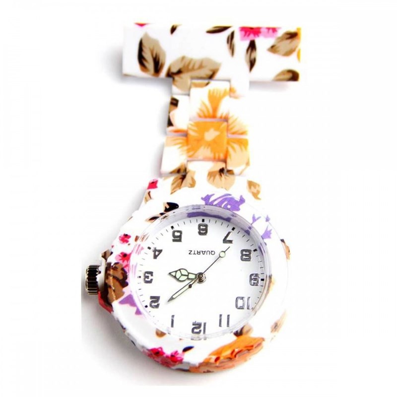Montre Infirmière KRAZY NURSE bracelet Plastique Blanc