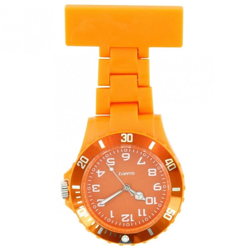 Montre Infirmière KRAZY NURSE bracelet Plastique Orange