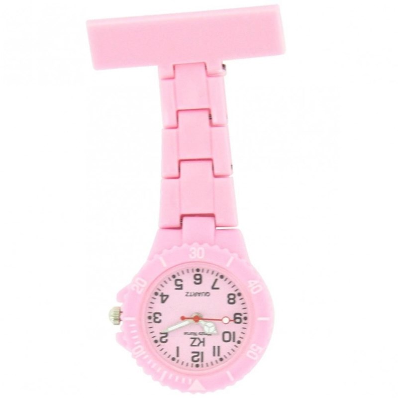 Montre Infirmière KRAZY NURSE bracelet Plastique Rose