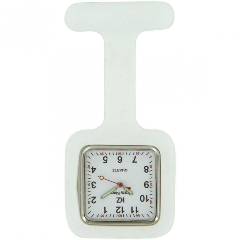 Montre Infirmière KRAZY NURSE bracelet Silicone Blanc
