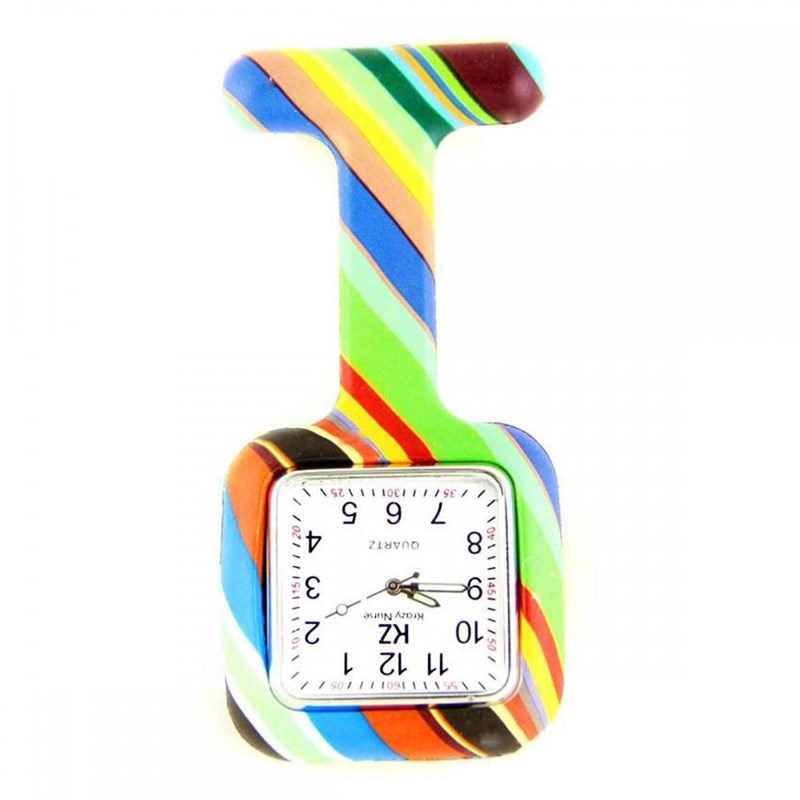 Montre Infirmière KRAZY NURSE bracelet Silicone Marron