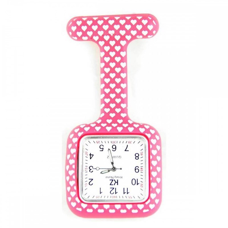 Montre Infirmière KRAZY NURSE bracelet Silicone Blanc