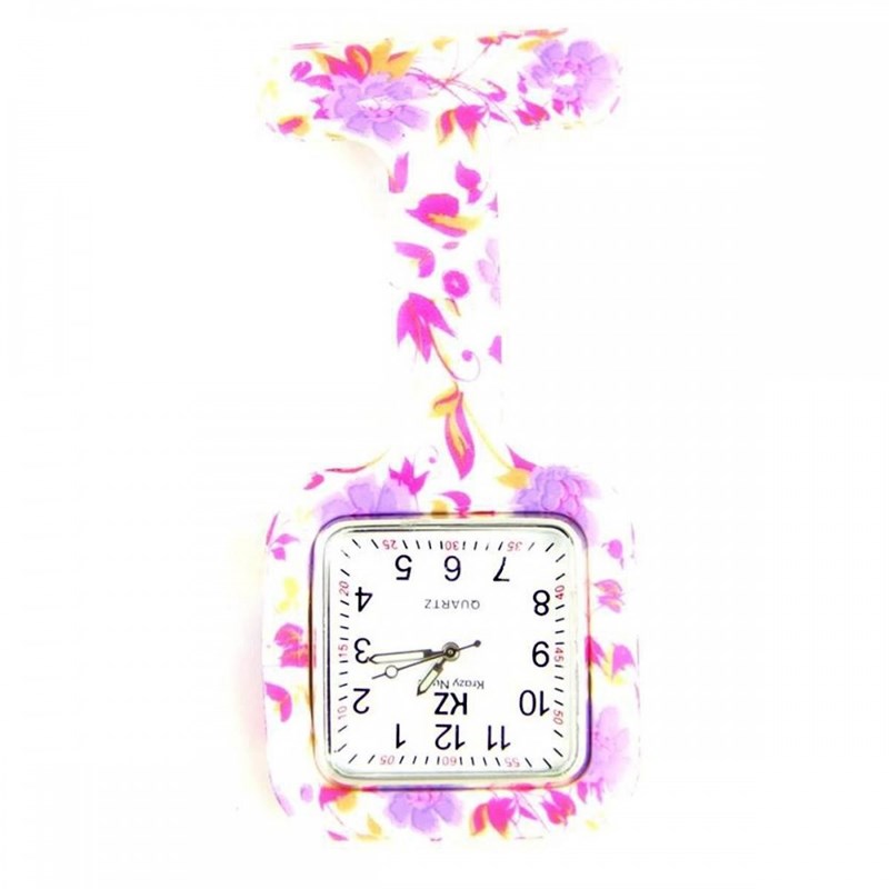 Montre Infirmière KRAZY NURSE bracelet Silicone Blanc