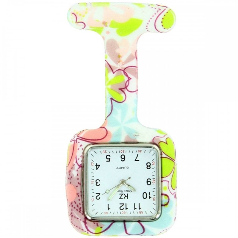 Montre Infirmière KRAZY NURSE bracelet Silicone Blanc