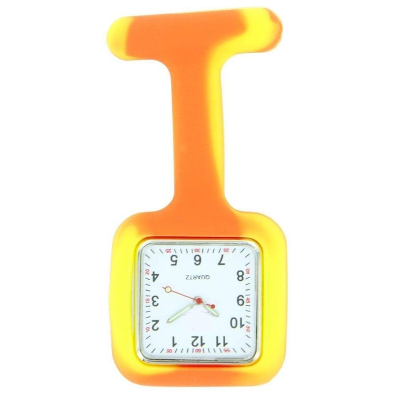 Montre Infirmière KRAZY NURSE bracelet Silicone Jaune