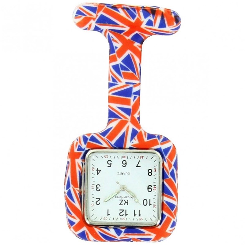 Montre Infirmière KRAZY NURSE bracelet Silicone Rouge