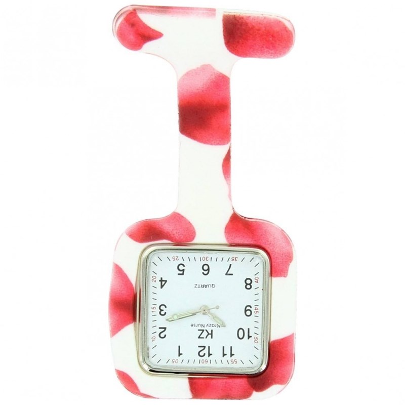 Montre Infirmière KRAZY NURSE bracelet Silicone Blanc