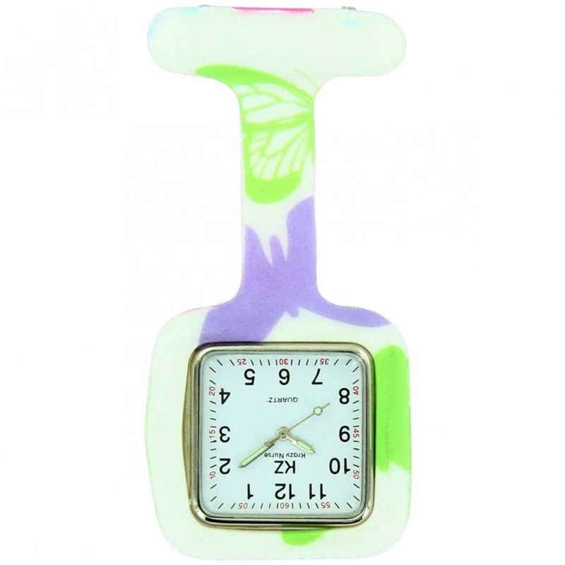 Montre Infirmière KRAZY NURSE bracelet Silicone Blanc
