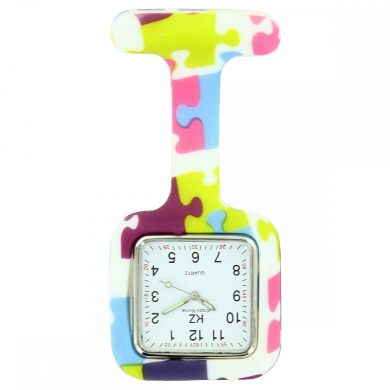 Montre Infirmière KRAZY NURSE bracelet Silicone Blanc
