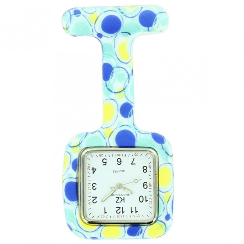 Montre Infirmière KRAZY NURSE bracelet Silicone Bleu