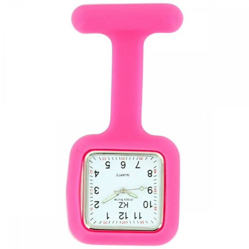 Montre Infirmière KRAZY NURSE bracelet Silicone Rose