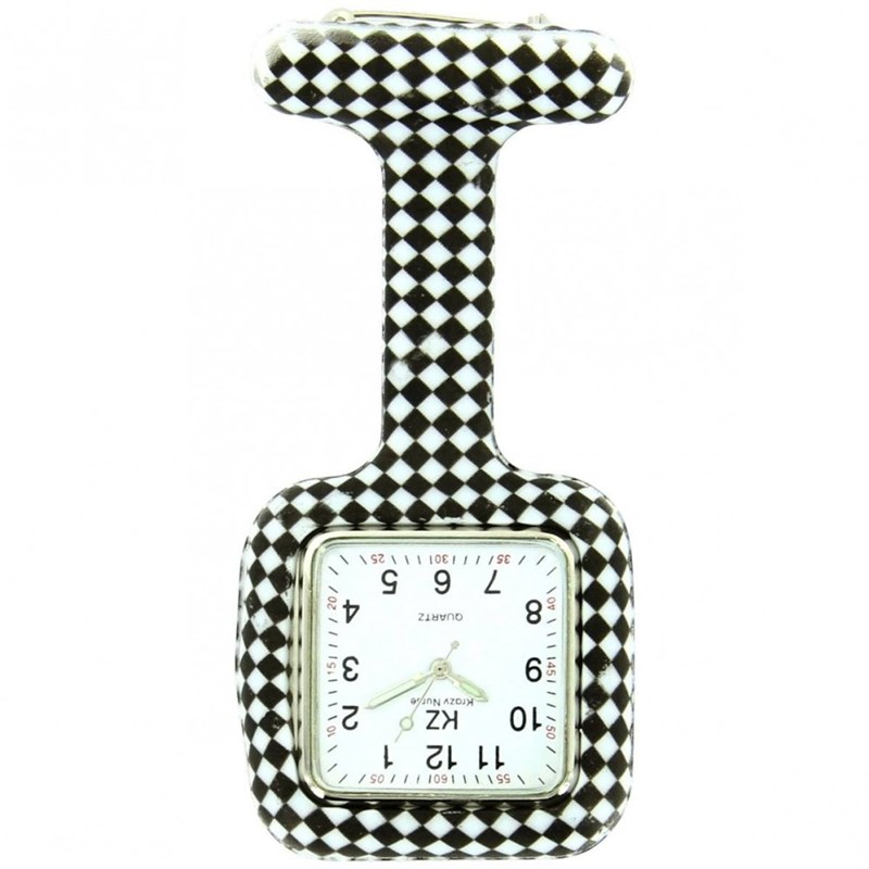 Montre Infirmière KRAZY NURSE bracelet Silicone Noir