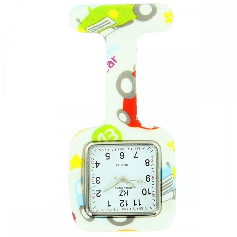 Montre Infirmière KRAZY NURSE bracelet Silicone Jaune