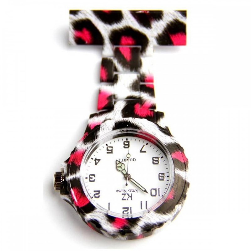 Montre Infirmière KRAZY NURSE bracelet Plastique Noir