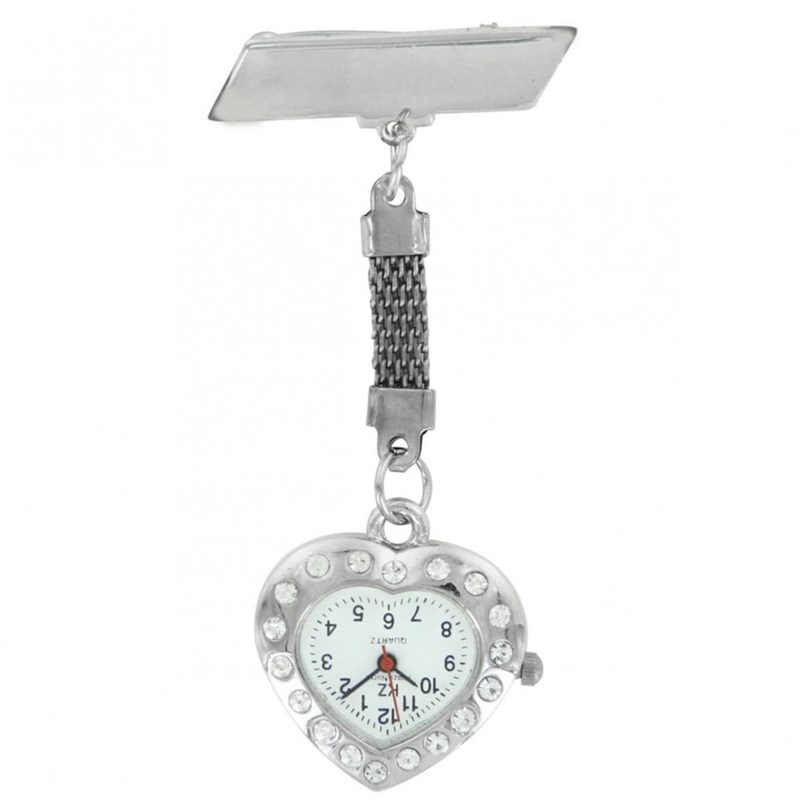 Montre Infirmière KRAZY NURSE bracelet Acier Argenté