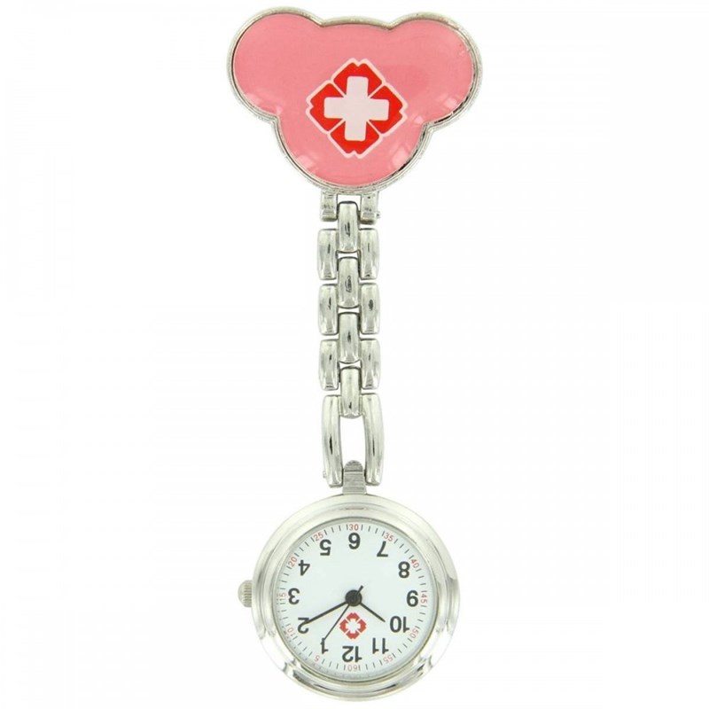 Montre Infirmière KRAZY NURSE bracelet Acier Argenté