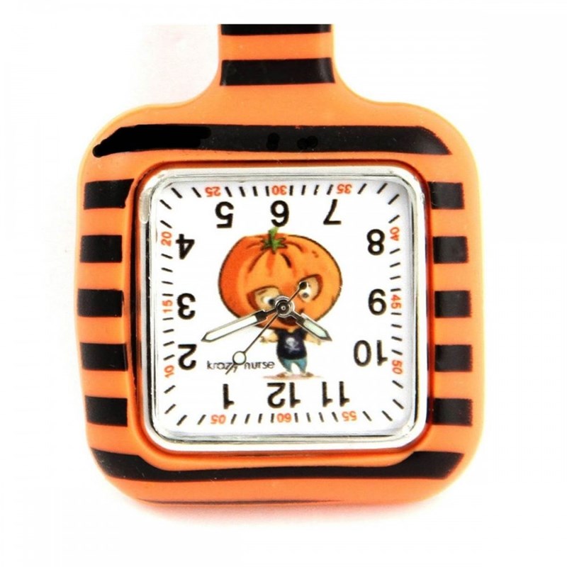 Montre Infirmière KRAZY NURSE bracelet Silicone Noir