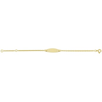 Bracelet identité bébé or jaune 9 carats