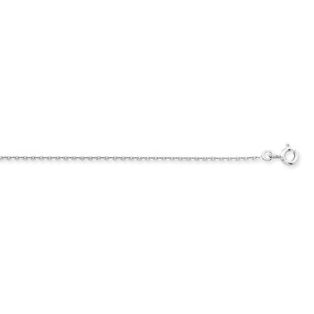 Chaine Brillaxis maille forçat or blanc 18 carats