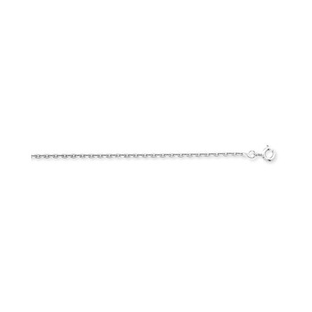 Chaine Brillaxis maille forçat or blanc 18 carats