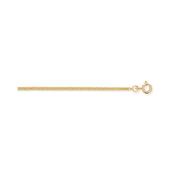 Chaine Brillaxis maille gourmette or jaune 18 carats