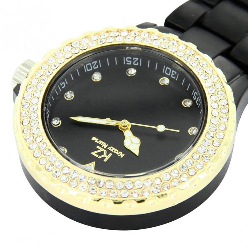 Montre Infirmière KRAZY NURSE bracelet Plastique Noir - vue 2
