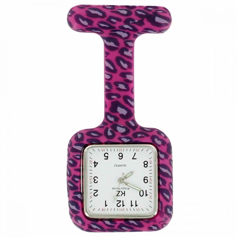Montre Infirmière KRAZY NURSE bracelet Silicone Rose