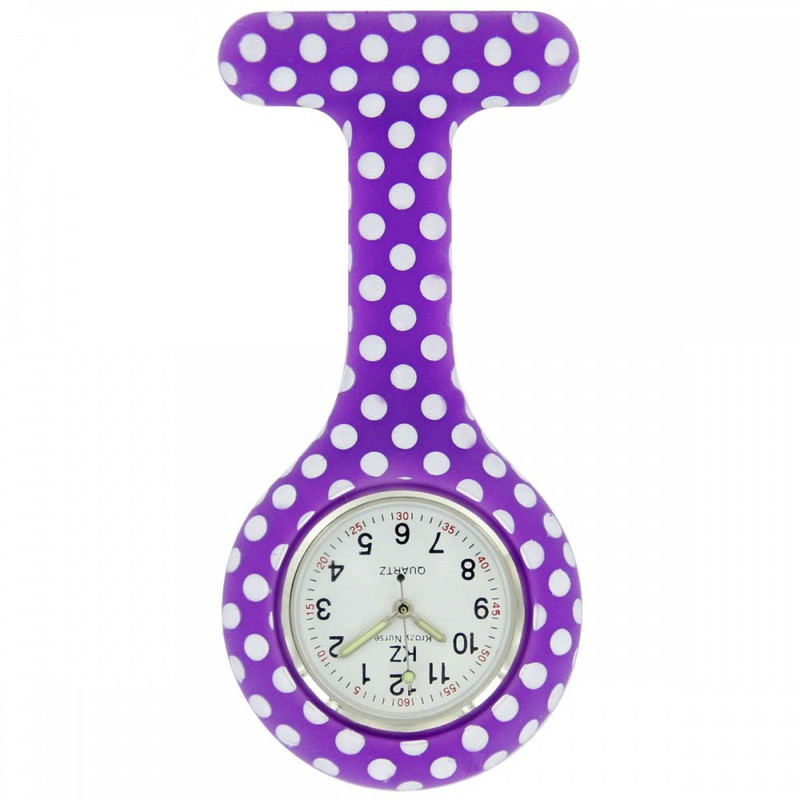 Montre Infirmière KRAZY NURSE Silicone Violet