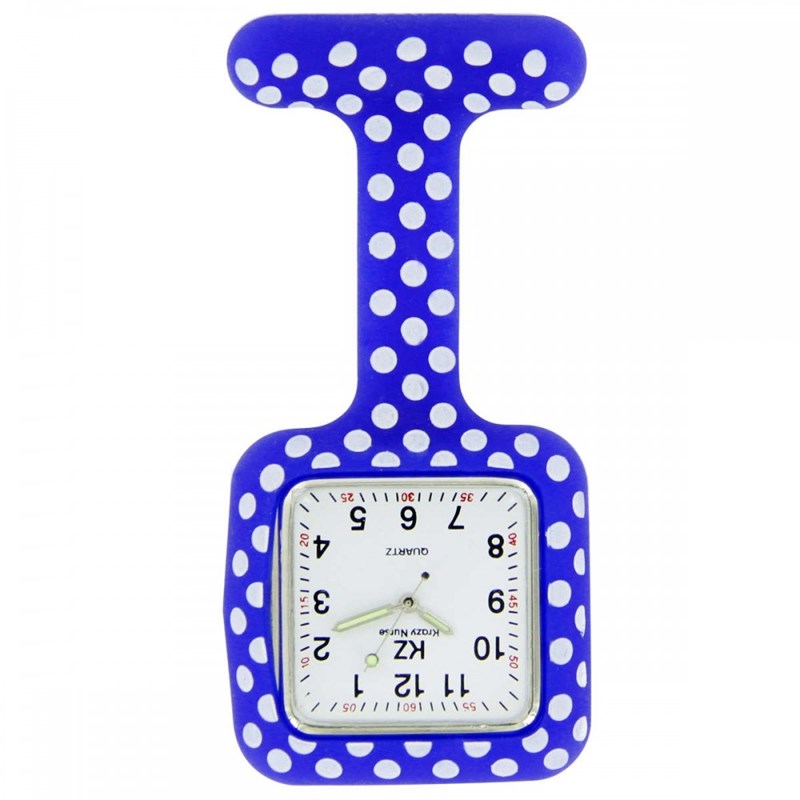 Montre Infirmière KRAZY NURSE bracelet Silicone Bleu