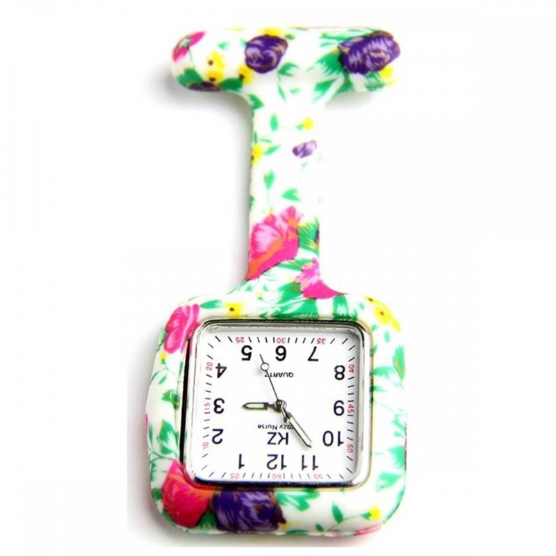 Montre Infirmière KRAZY NURSE bracelet Silicone Blanc