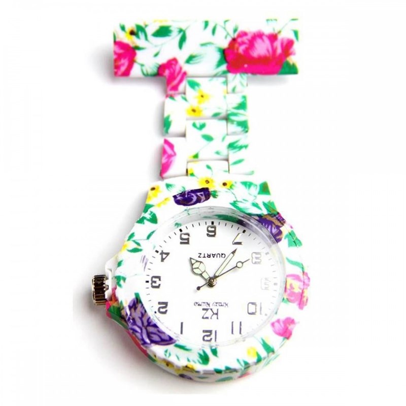 Montre Infirmière KRAZY NURSE bracelet Plastique Blanc