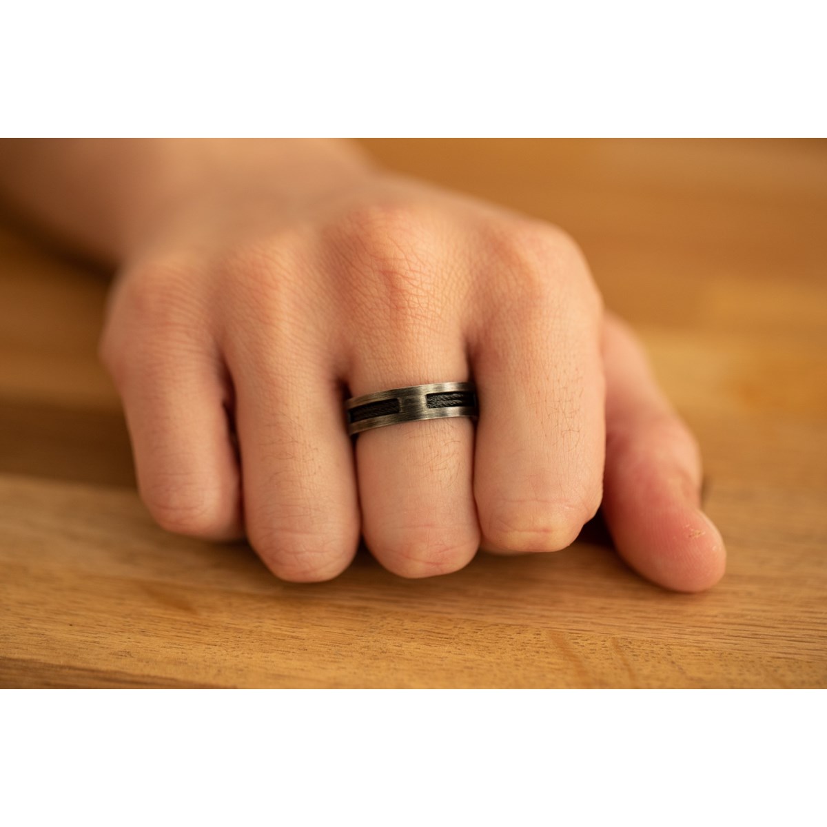 Bague Sohan en Acier 316L - vue 2