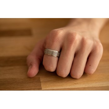 Bague Matt en Acier 316L