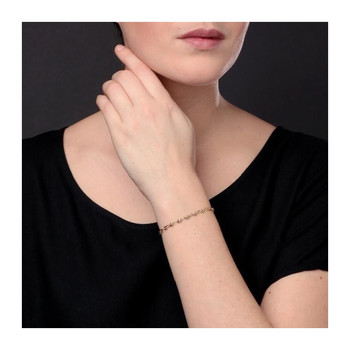 Bracelet Femme Or Jaune - Maille Grain de Café