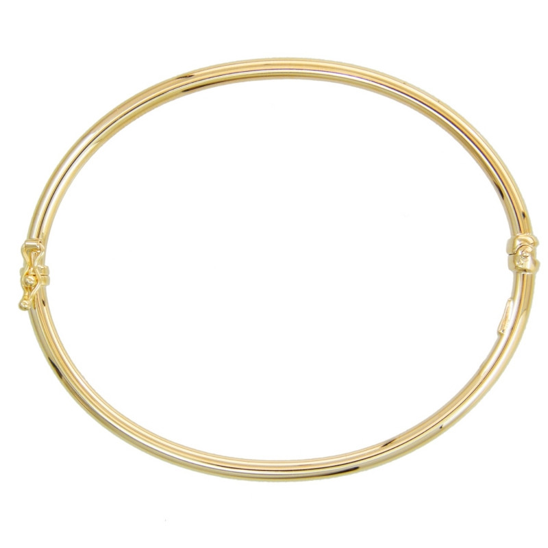 Bracelet Jonc OR Jaune - Femme - vue 2