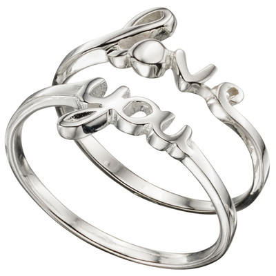 bague en argent je t'aime bague en argent je t'aime
