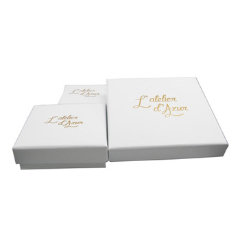 Collier Femme Trois Ors - Grains de Café Tricolores Jaune, Blanc et Rose