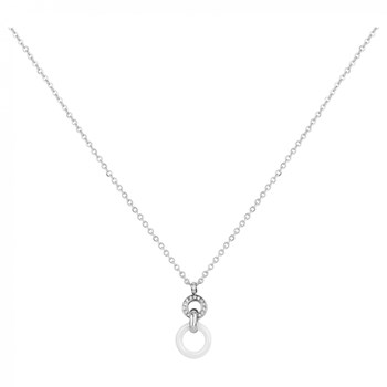 Collier Audrey en Acier avec cristal