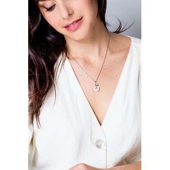 Collier Audrey en Acier avec cristal