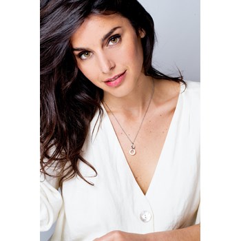 Collier Audrey en Acier avec cristal