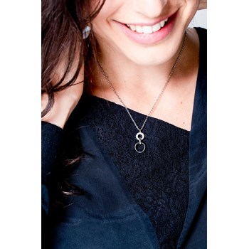 Collier Audrey en Acier avec cristal