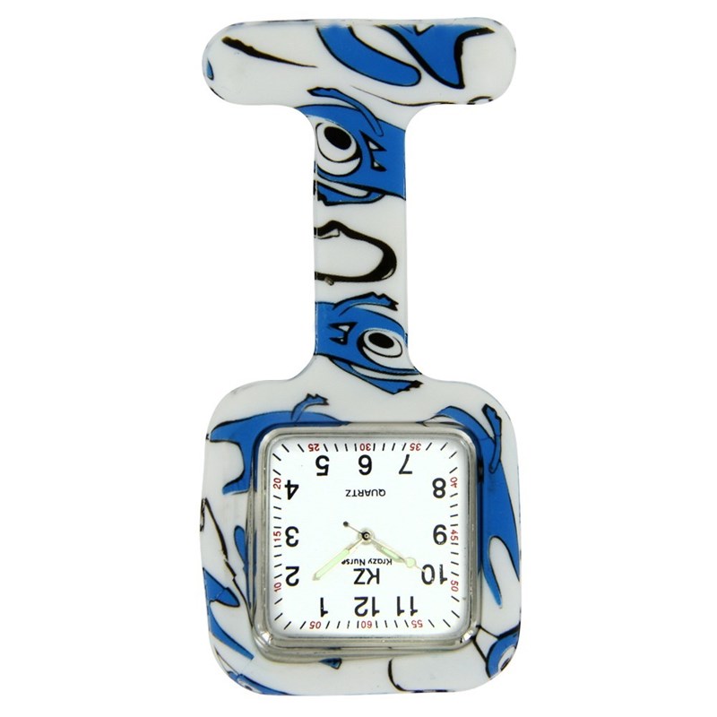 Montre Infirmière KRAZY NURSE bracelet Silicone Blanc