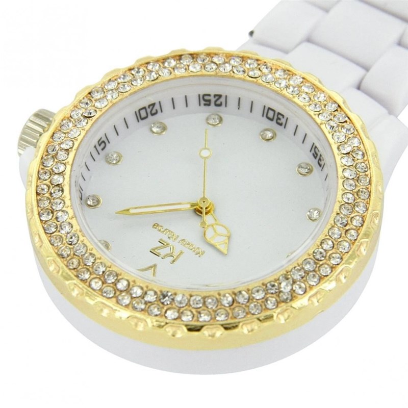 Montre Infirmière KRAZY NURSE bracelet Plastique Blanc - vue 2