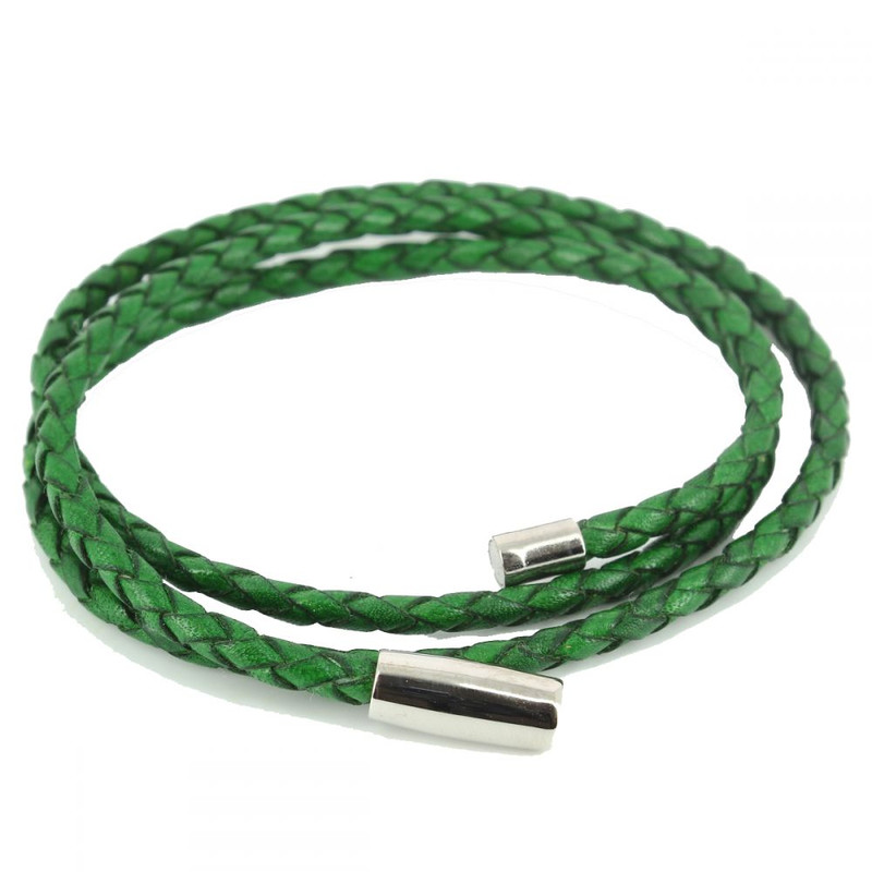 Bracelet tressé Homme Monart, vert - vue 2