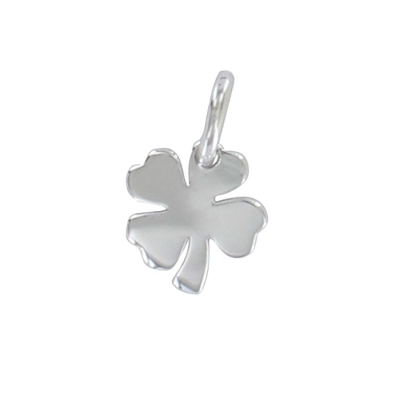 Pendentif Argent 925 Rhodié Mini Trèfle