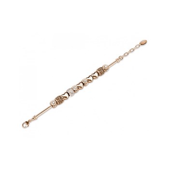 Bracelet Radiant Charm - Or Rosé et Cristal