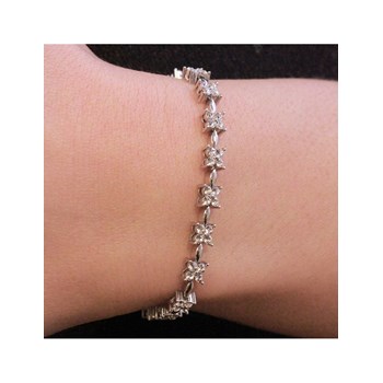 Bracelet Sweet - Argenté et Cristal