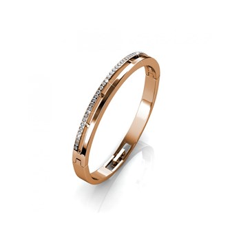 Bracelet Elegant - Or Rosé et Cristal