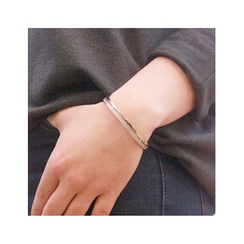 Bracelet Elegant - Or Rosé et Cristal